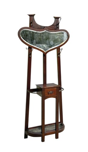 Antique art nouveau mahogany - antique,