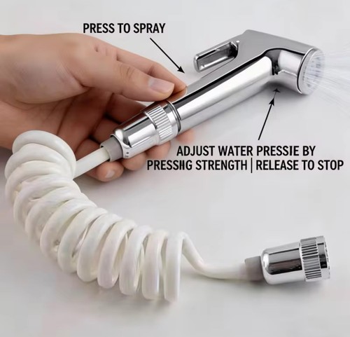 Toilet spray gun - gun, faucet