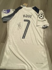Xavi Simons Home 25/26 Spurs Home Champions League Print Hand Signed (shirt)