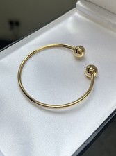 9ct gold unisex torque ball - 9ct,