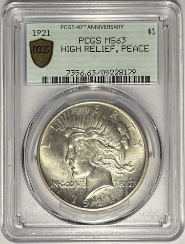 1921 peace dollar high relief - dollar,
