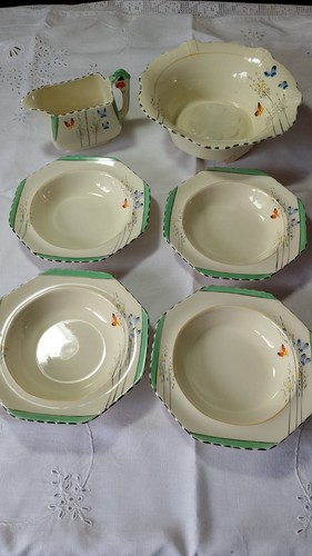 Burleigh ware dessert set - dessert,