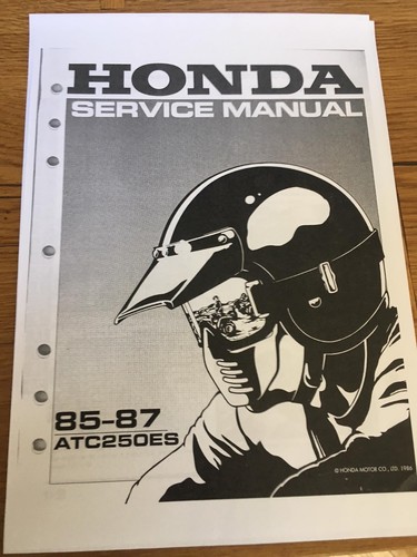 Honda atc 250 workshop - 250,