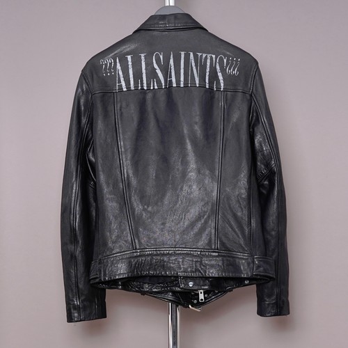All saints leather jacket mens - saints,
