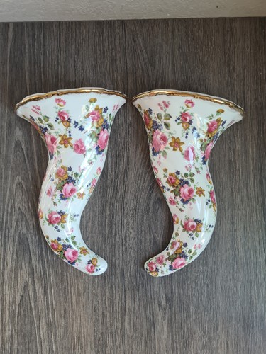 Vintage pair fenton bone china - pair,