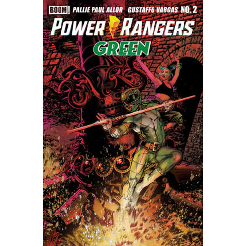 Power rangers green cover - rangers,