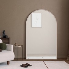 Wide Metal Arch Mirror 