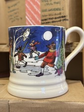 EMMA BRIDGEWATER YEAR IN THE COUNTRY CHRISTMAS Half Pint Mug BN FREE POST