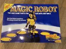 Vintage Magic Robot Game Classic Quiz Toy Original Box Collectable Complete 