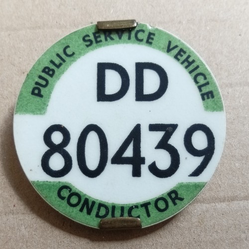Psv bus conductor badge - psv,