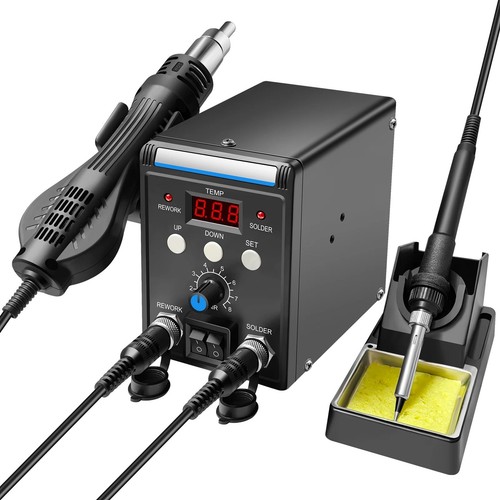 Soldering iron station hot - soldering, air