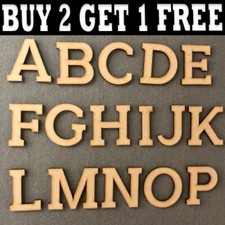 Wooden letters numbers 2cm - &,