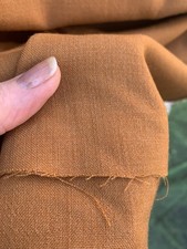 2.4 Metres Fine Wool Mix? Fabric Rust Orange Dressmaking Crafts X140cm (F2