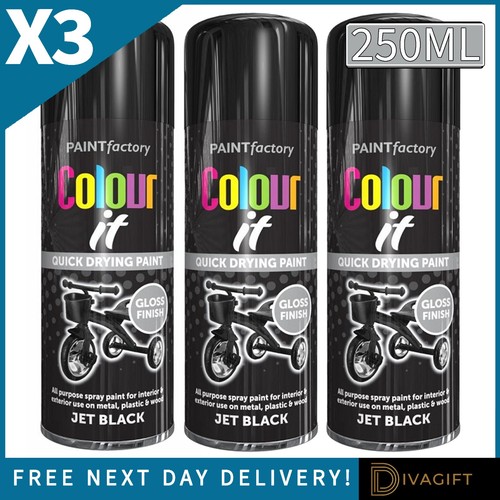 Jet black gloss - jet,
