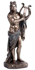Greek God Apollo Playing Lyre