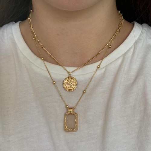 Gold plated double - , layered