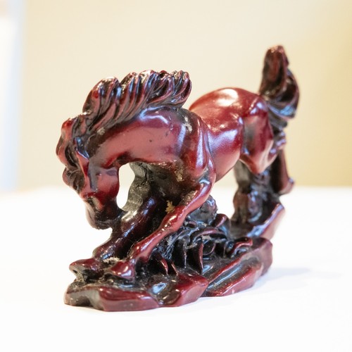 Vintage red burgundy resin - vintage,