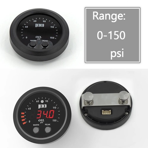 Oil pressure gauge digital - pressure,