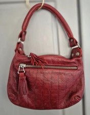 Pelle Bag 100% Leather Red.