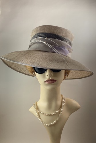 Sinamay formal dress hat with - hat,