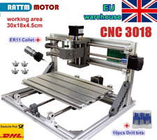 【UK】3 Axis 3018 CNC Router GRBL Control Laser Engraving Milling Machine DIY Kit