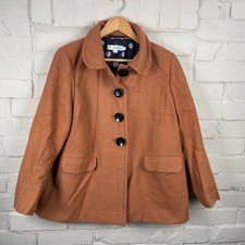 Boden Button Up Coat Womens