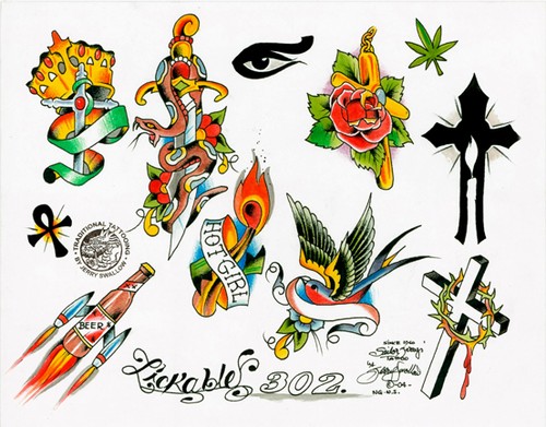 Sailor jerry tattoo art x - sailor,