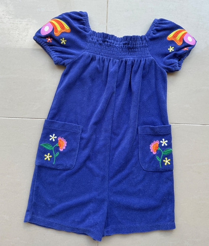 Boden girls blue towelling - girls,