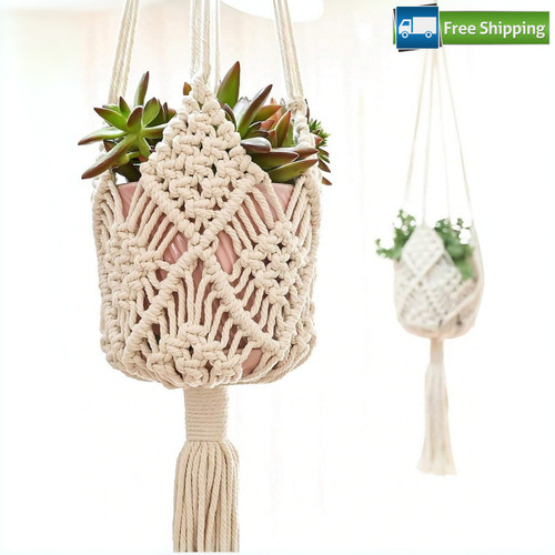 Macrame plant hanger boho - plant,