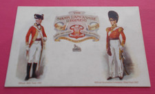 MILITARY POSTCARD GEO. FAULKNER SOUTH LANCASHIRE REGIMENT