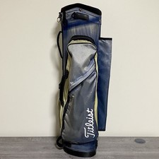 Titleist 5 Way Golf Bag & Navy Blue With Multi 5 Zipped Storage Pockets