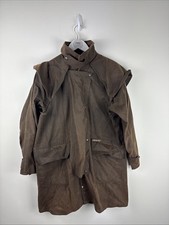 Driza Bone Brown Wax Jacket Medium Length Women’s Size XXS 2 (77)