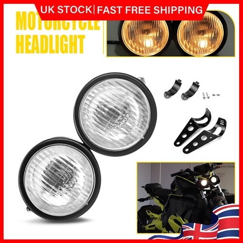 Pair 100w motorcycle headlight - pair,