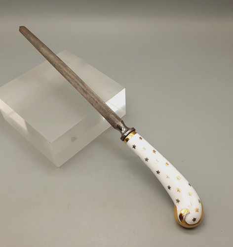Vintage sharpening steel with - sharpening,