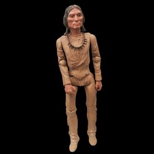Marx Johnny West Chief Cherokee Indian Action Figure Vintage