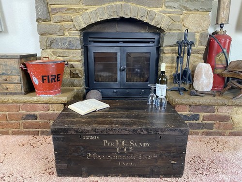Old military chest vintage - military, chest,