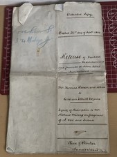 1848(1803) Attested Copy Sunderland Property Deed Vellum Indenture Silver Street