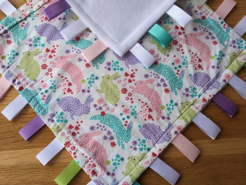 Bunny rabbit taggy blanket - rabbit,