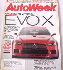 AutoWeek Magazine Mitsubishi