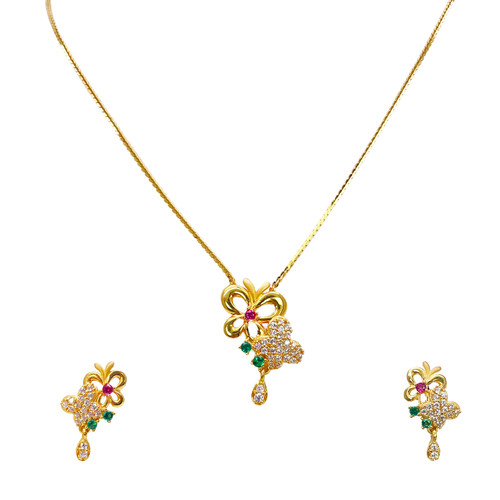 22ct yellow gold floral - 22ct,