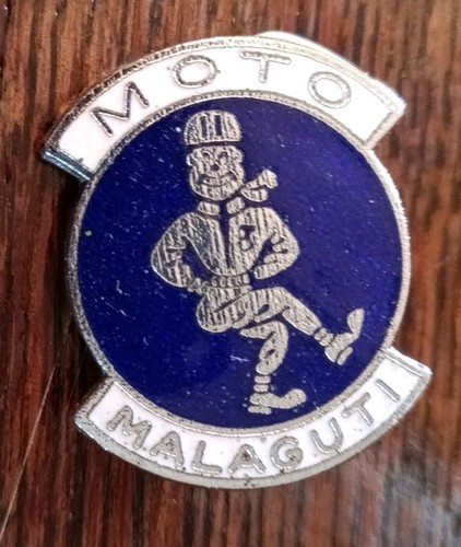 Vintage moto malaguti enamel - vintage,