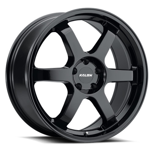 One inch black alloy - alloy, wheel