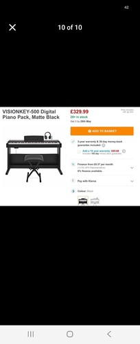 Visionkey 500 digital piano - visionkey-500,