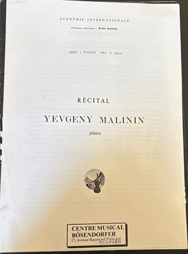 Yevgeny malinin program - yevgeny,