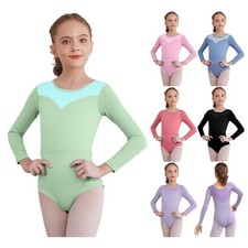 UK Kid Gymnastics Leotard Mesh