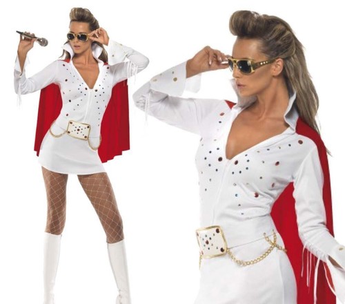 Womens elvis white viva las - womens,