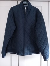M&S Blue Harbour Quilted Navy Casual Jacket Size XL 44-46in Chest BNWOT
