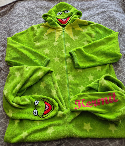 Primark kermit fleece hood - fleece,