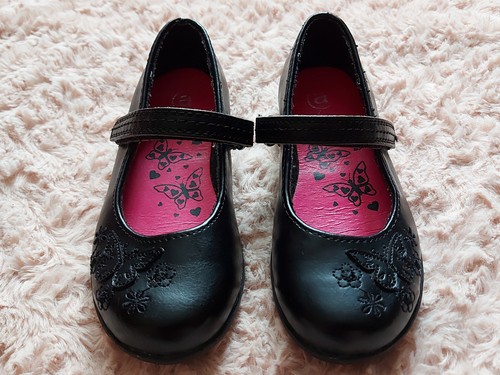 Girls black mary jane school - black,