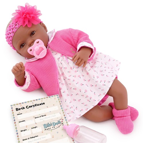 Black baby doll reborn - doll,
